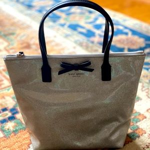 Kate Spade small tote silver